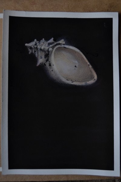 Additional view 2: Contemporary Art Still-Life Painting 22/20 - Original Painting by painter Mysterious Easel watercolor paper 