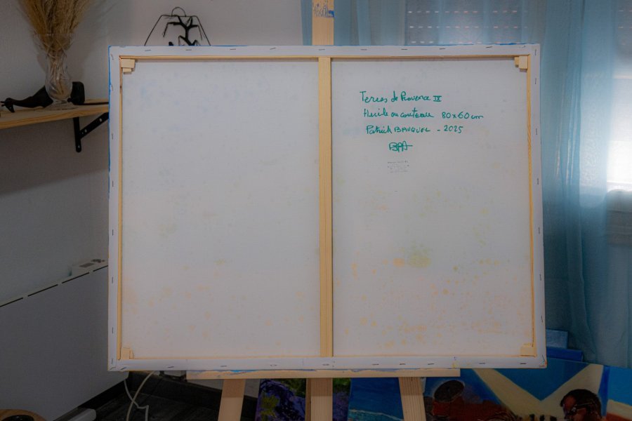 Imagen adicional 6: Arte moderno Paisaje Pintura "Luces provenzales texturizadas", pintor Patrick BAUQUEL óleo lienzo 