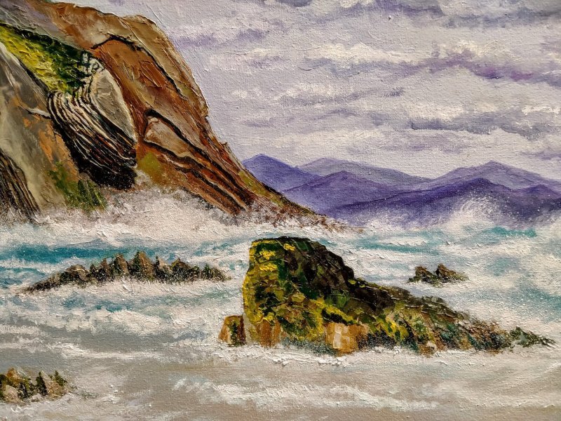 Spain's Basque Country: An Ode to Nature Painting by YULIIA NOVIKOVA