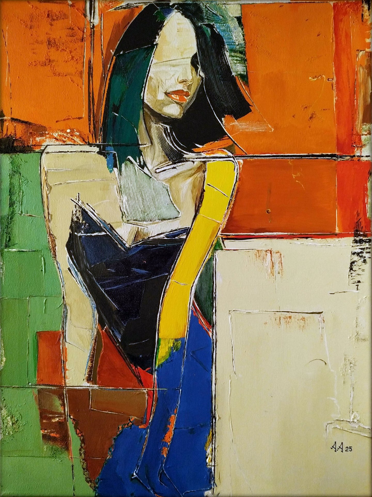 Flickering Reality Painting by Alexander Aksyonov