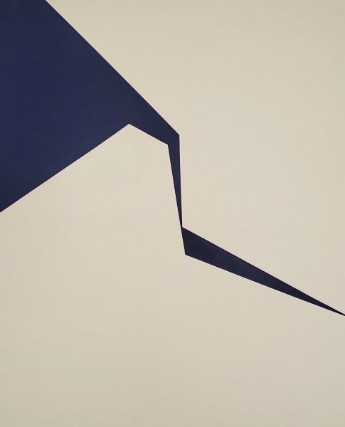 Image supplémentaire 1: Minimalisme Intérieur Peinture "Divergence 1", peintre Veronika Obushikhina acrylique toile 