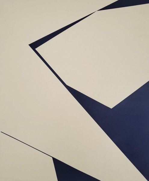 Image supplémentaire 2: Minimalisme Intérieur Peinture "Divergence 1", peintre Veronika Obushikhina acrylique toile 