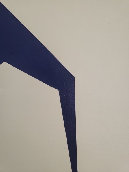 Image supplémentaire 3: Minimalisme Intérieur Peinture "Divergence 1", peintre Veronika Obushikhina acrylique toile 