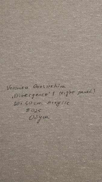 Image supplémentaire 9: Minimalisme Intérieur Peinture "Divergence 1", peintre Veronika Obushikhina acrylique toile 