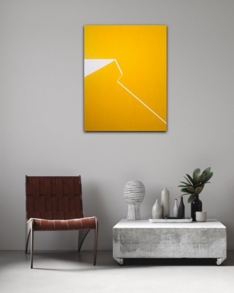 Image supplémentaire 7: Minimalisme Intérieur Peinture "Pause 8", peintre Veronika Obushikhina acrylique toile 