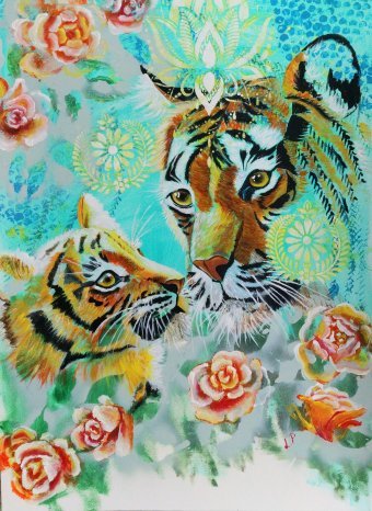 Harmony in Nature: Tiger's Love