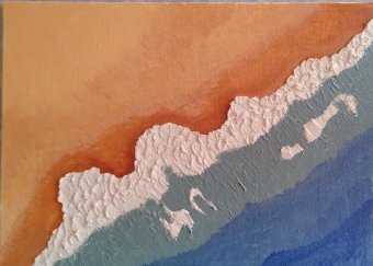 Painting "Acrylic painting on canvas" by painter Jobin acrylic canvas at Jose Art Gallery