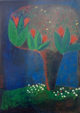 Живопись "Цвет осени", живописец Irinka Sichinava масло холст в Jose Art Gallery