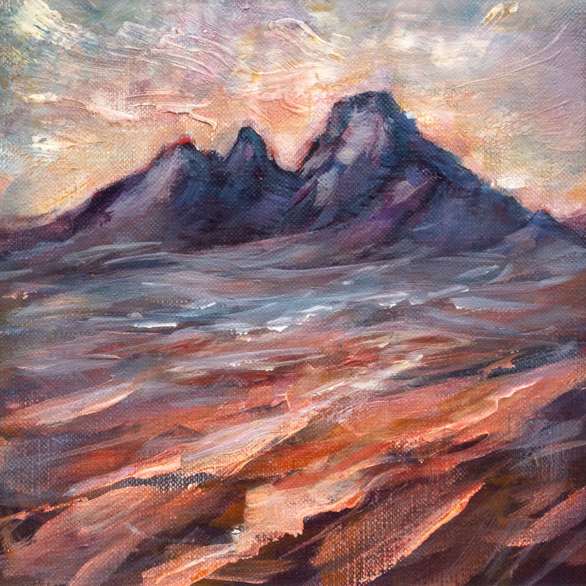 Namibia Painting by Adrienn Pécsek - Jose Art Gallery