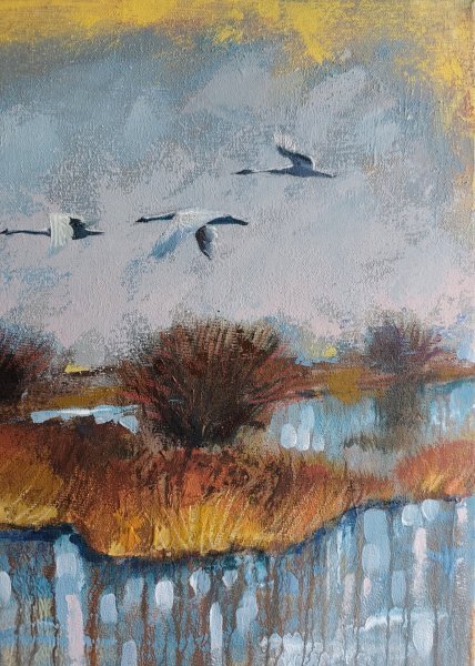 Early spring Drawing - KOlha - Jose Art Gallery