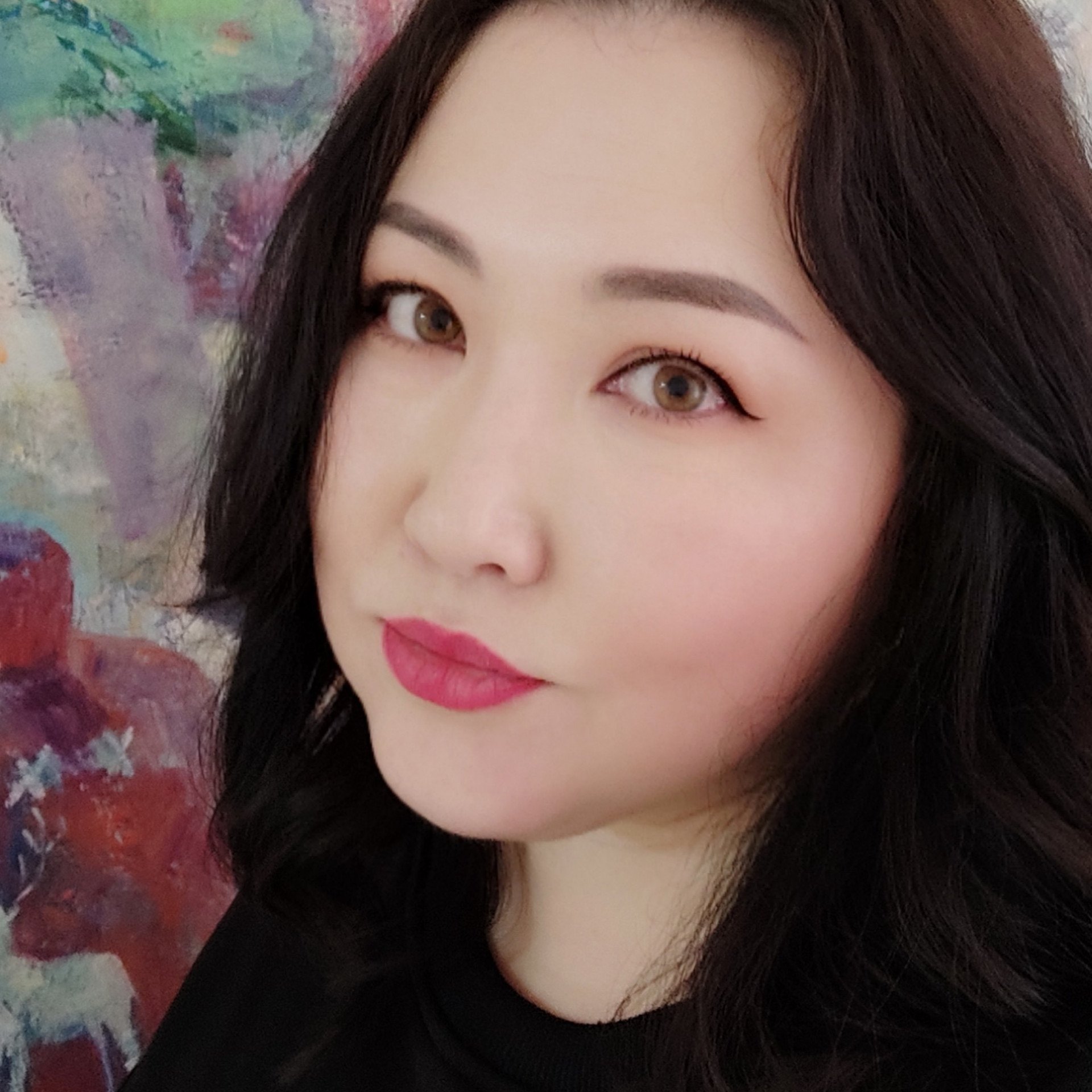 Artist Gulshat Imangaliyeva
