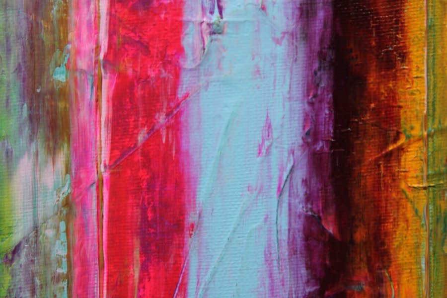 Additional view 3: Abstract Interior Painting Verticool IV by painter Vinet-Larente acrylic canvas 