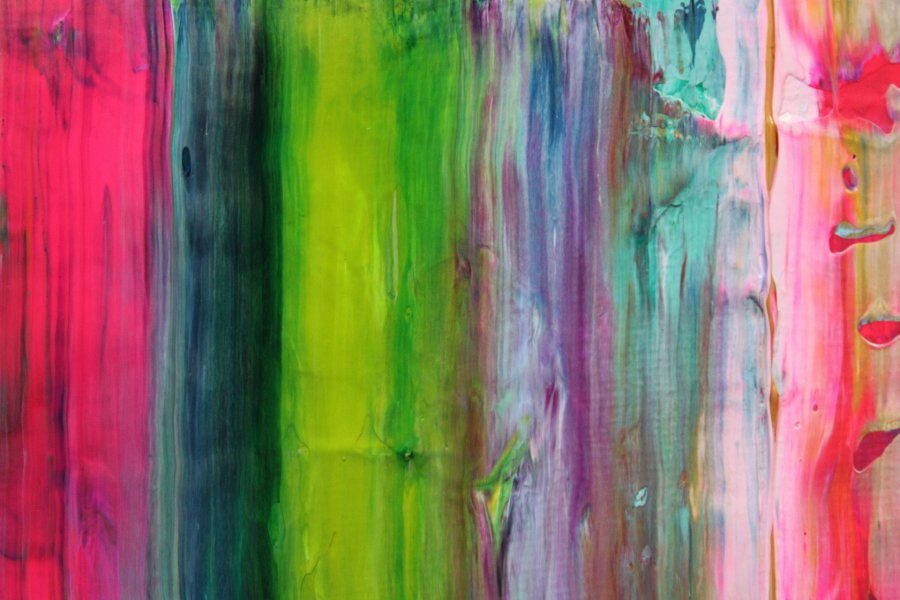 Additional view 4: Abstract Interior Painting Verticool IV by painter Vinet-Larente acrylic canvas 