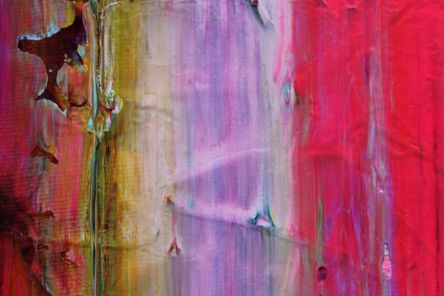 Additional view 5: Abstract Interior Painting Verticool IV by painter Vinet-Larente acrylic canvas 