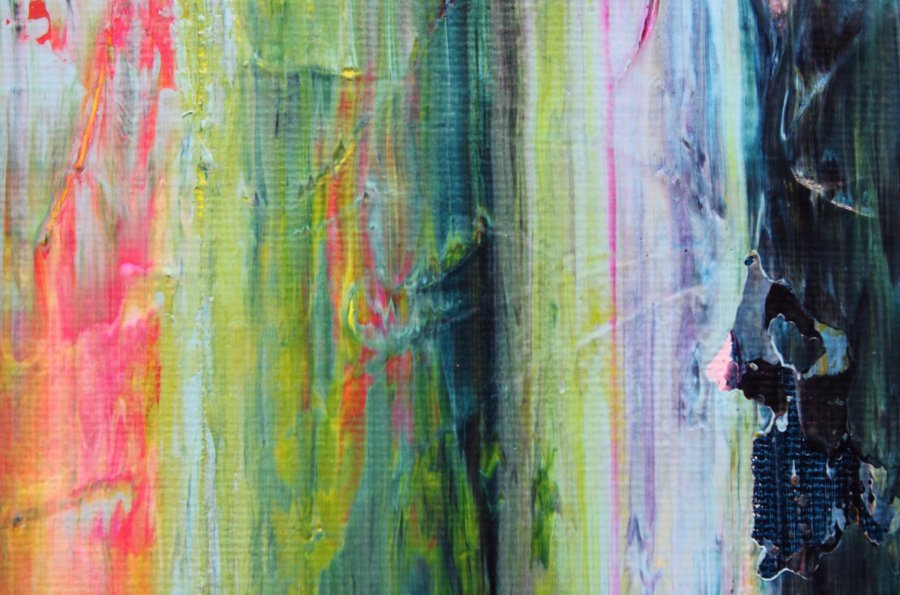 Additional view 4: Abstract Interior Painting Verticool V by painter Vinet-Larente acrylic canvas 