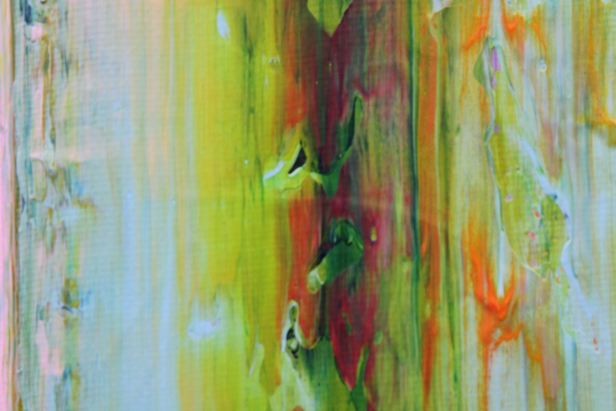 Additional view 4: Abstract Interior Painting Verticool VII by painter Vinet-Larente acrylic canvas 