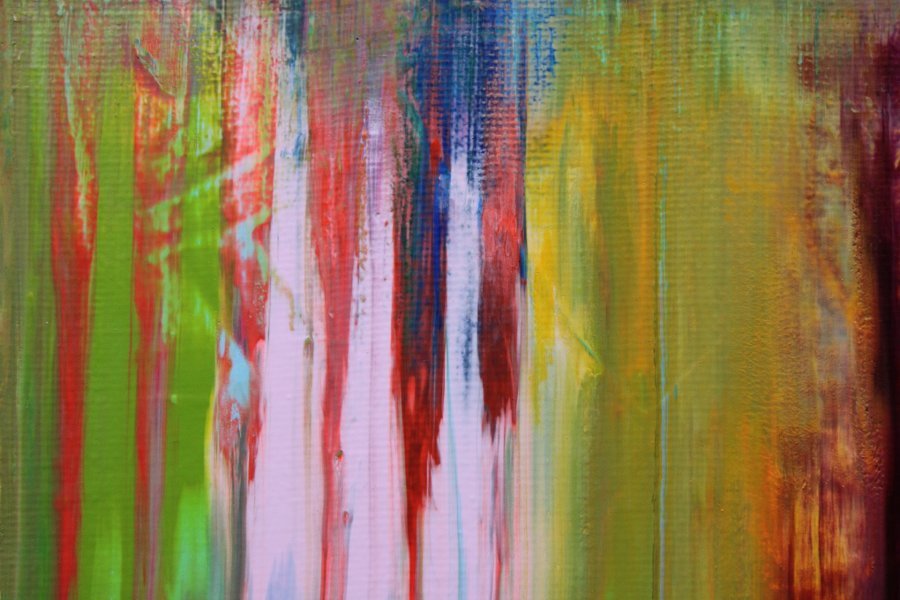 Additional view 2: Abstract Interior Painting Verticool VIII by painter Vinet-Larente acrylic canvas 