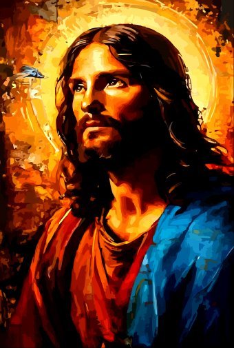 Digitale Kunst "Christus segnet digitale Kunst", digitale/-r künstler/-in Viktor Levchenko in der Jose Art Gallery