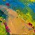 Almond tree in bloom in spring – painting