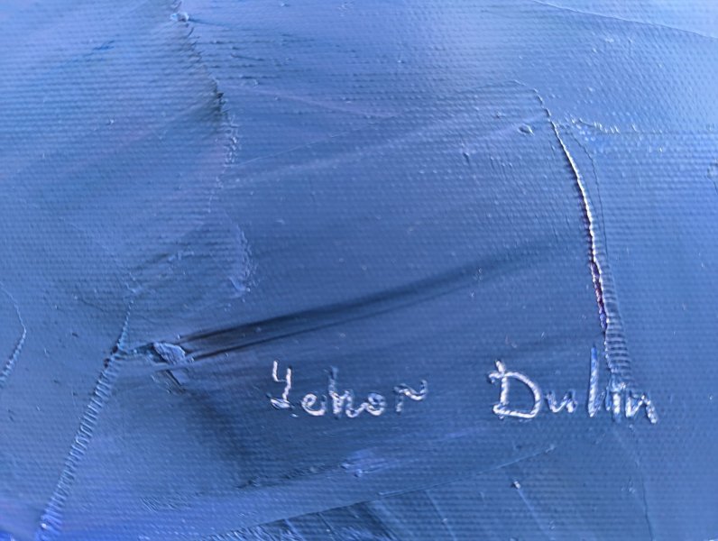 Additional view 3: Expressionism Landscape Painting Alps by painter Yehor Dulin oil canvas 