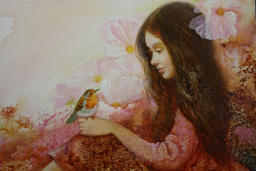 Dialogue Painting by Anna Dobrodij - Jose Art Gallery