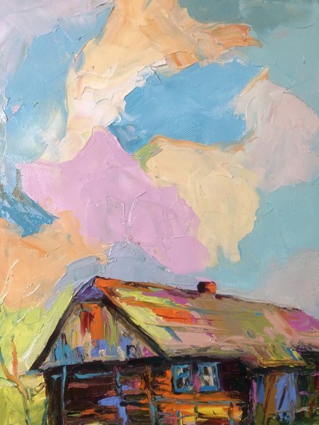 Breath of spring. Painting by Bohdan Vynarchyk