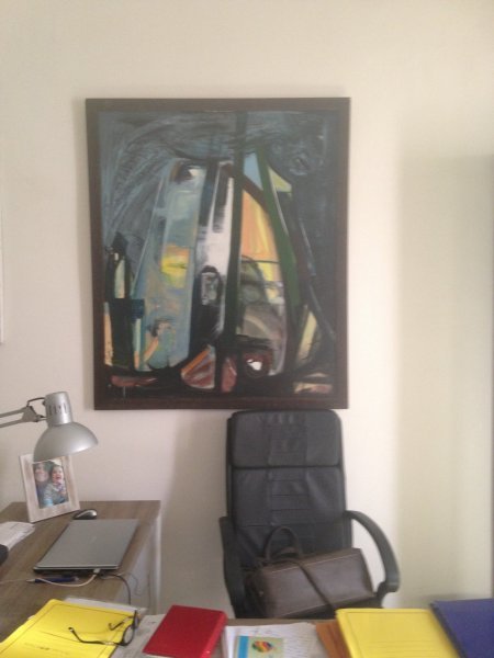 Additional view 3: Contemporary Art Marine Art Painting Coast by painter Reyhan Demir Bagatir acrylic canvas 