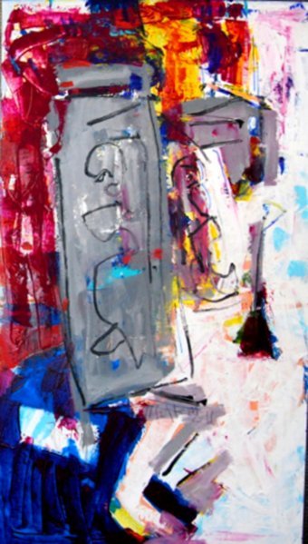 Живопись "Untitled (abstract)", живописец Meltem Söylemez смешанная техника холст в Jose Art Gallery