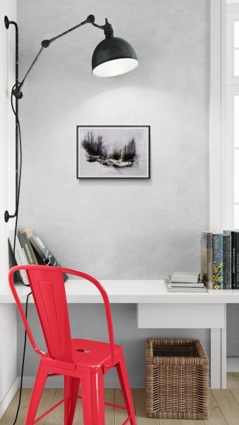 Immagine aggiuntiva 5: Postimpressionismo Paesaggio Pittura "A9", pittore Noumenona acquerello carta 