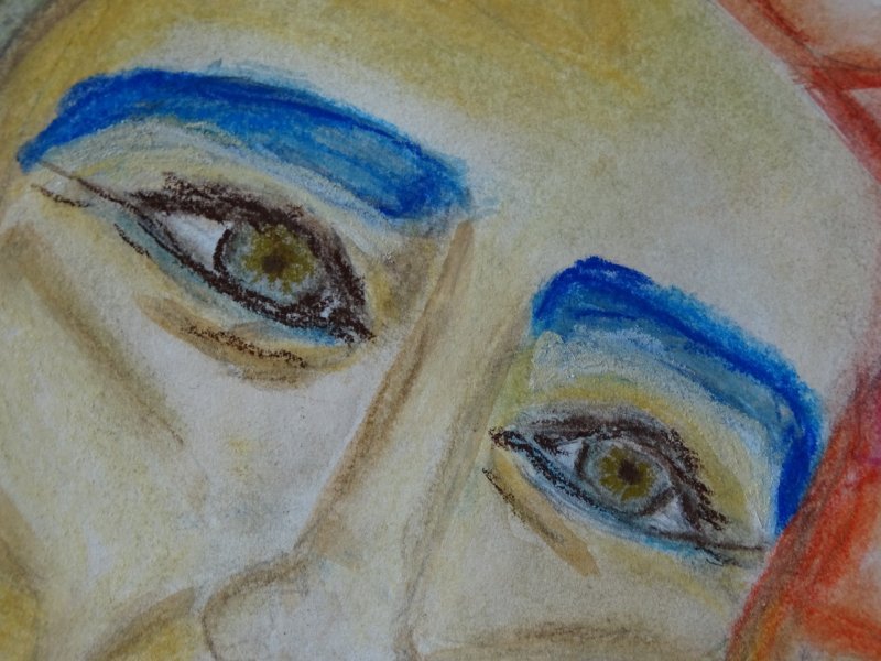 Immagine aggiuntiva 1: Moderno Ritratto Pittura "Vuoto", pittore Natalia Fernández TAO pastello carta 