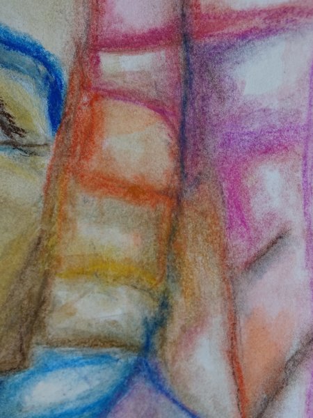 Immagine aggiuntiva 7: Moderno Ritratto Pittura "Vuoto", pittore Natalia Fernández TAO pastello carta 