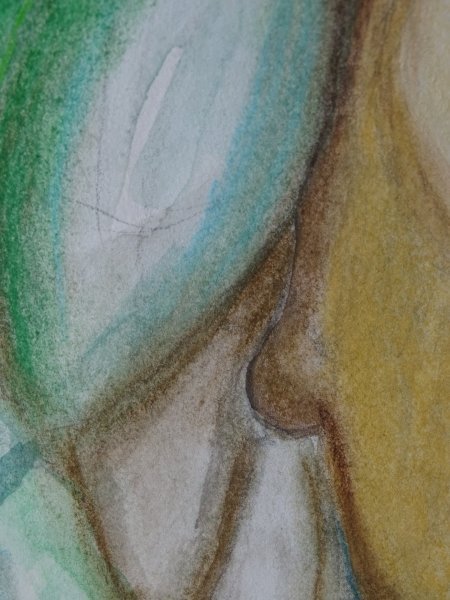 Immagine aggiuntiva 8: Moderno Ritratto Pittura "Vuoto", pittore Natalia Fernández TAO pastello carta 