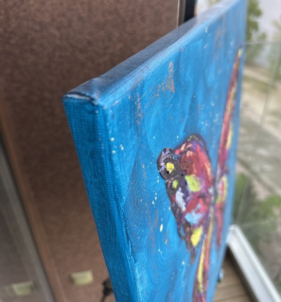 Дополнительное изображение 7: Импрессионизм Анимализм Живопись "Бабочка №3" живописец Людмила Рябкова масло холст 