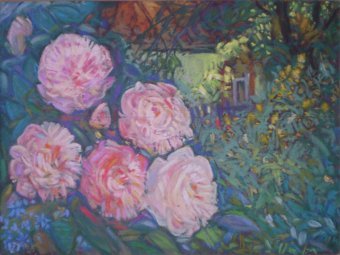 Drawing "An extraordinary morning." by illustrator Valeriy Grenko pastel cardboard at Jose Art Gallery