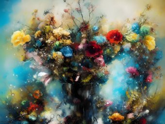 Цифрове мистецтво "Цвітіння світла та уяви", цифровий художник MeaHau в Jose Art Gallery