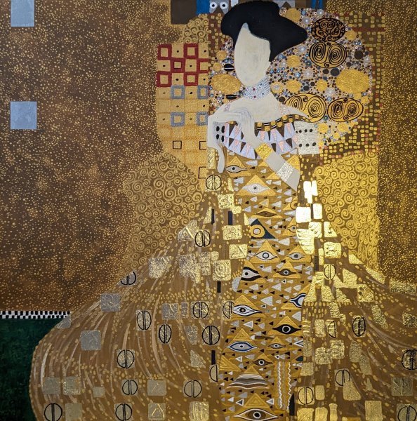 The Image of the Golden Muse Painting by Maksym Rublov