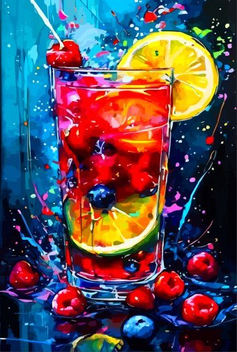 Arte digital "Jardín de cristal", artista digital Viktor Levchenko en Jose Art Gallery