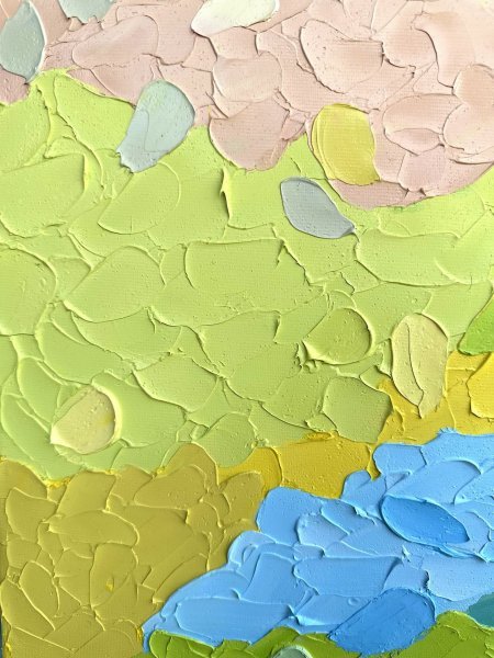 Дополнительное изображение 5: Импрессионизм Пейзаж Живопись "Палитра дня" живописец Людмила Рябкова масло холст 