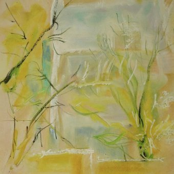 Живопись "Зеленіє", живописец Сергей Емец пастель бумага в Jose Art Gallery