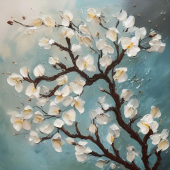 Цифрове мистецтво "Обіцянка природи в кожному бутоні", цифровий художник MeaHau в Jose Art Gallery