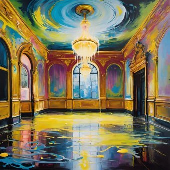 Digital Art "Echoes of Faith and Color" by digital artist MeaHau at Jose Art Gallery