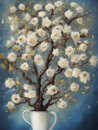 Цифрове мистецтво "Весняний цвіт у квітучому саду", цифровий художник MeaHau в Jose Art Gallery