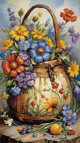 Цифрове мистецтво "Шепіт цвітіння", цифровий художник MeaHau в Jose Art Gallery