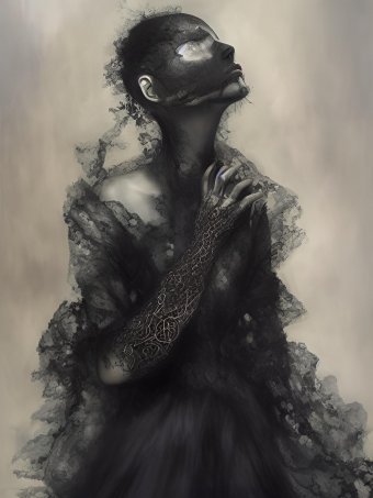 Цифровое искусство "Завеса Теней", цифровой художник MeaHau в Jose Art Gallery