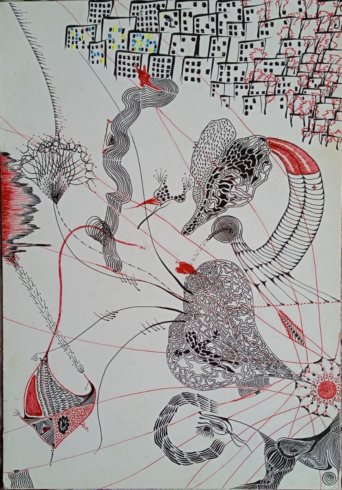 War: Fear and Emotions of Conflict Painting by Nana