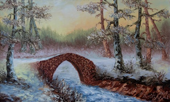 Snow Covered Bridge