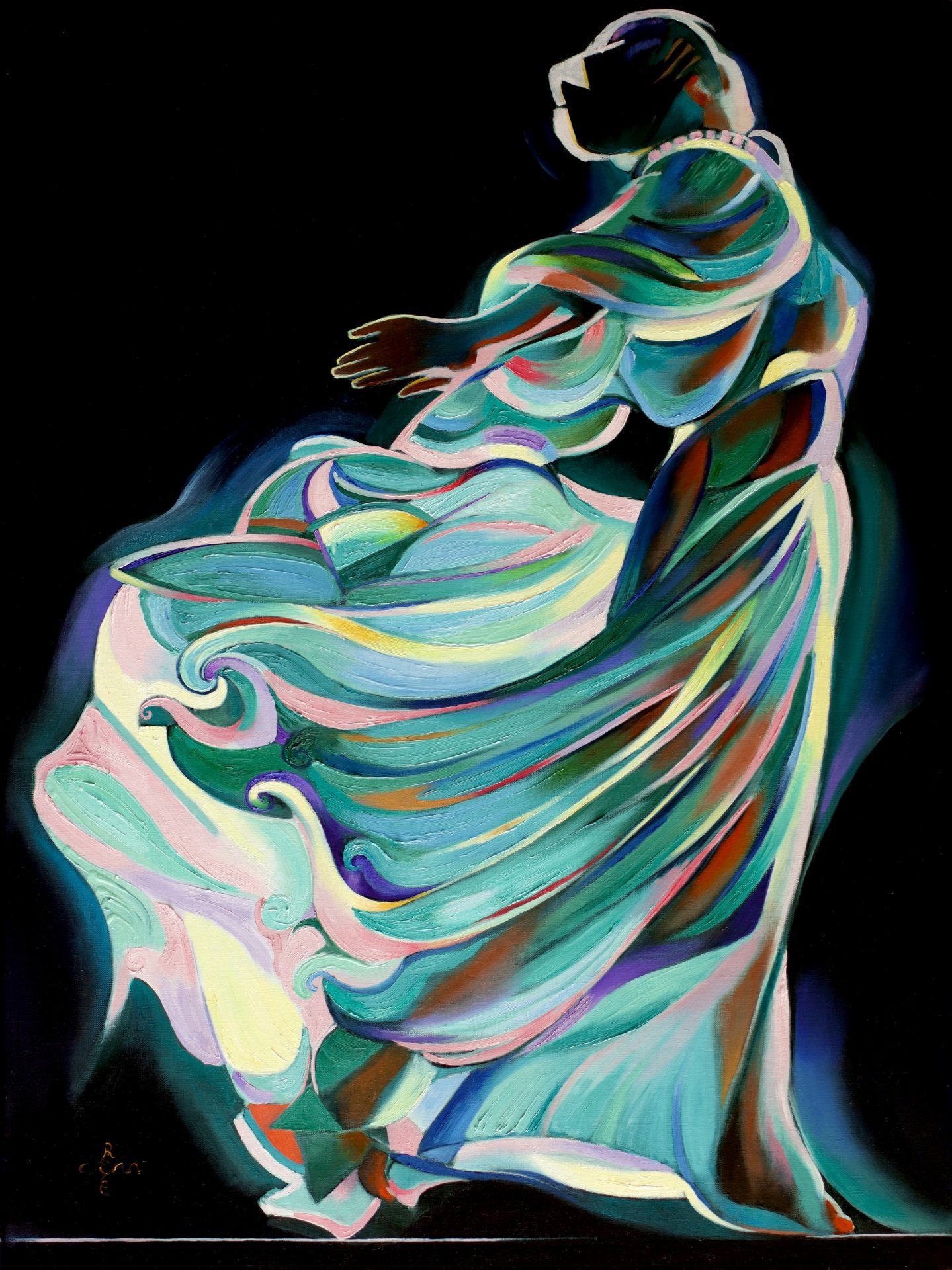 Neo Deco – 07-05-25 Painting by Corne Akkers
