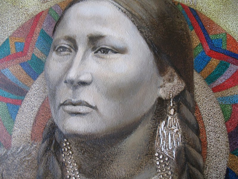 Additional view 4: Modern Portrait Painting Indian Gioconda by painter Lana Korolievskaia oil cardboard 