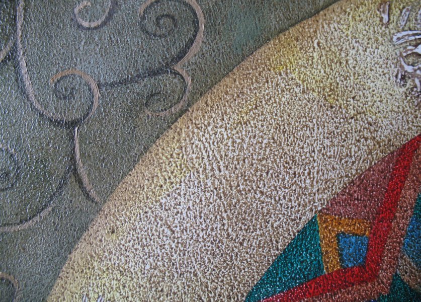 Additional view 5: Modern Portrait Painting Indian Gioconda by painter Lana Korolievskaia oil cardboard 