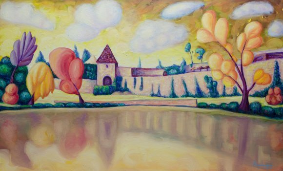 Old Fortress on the river